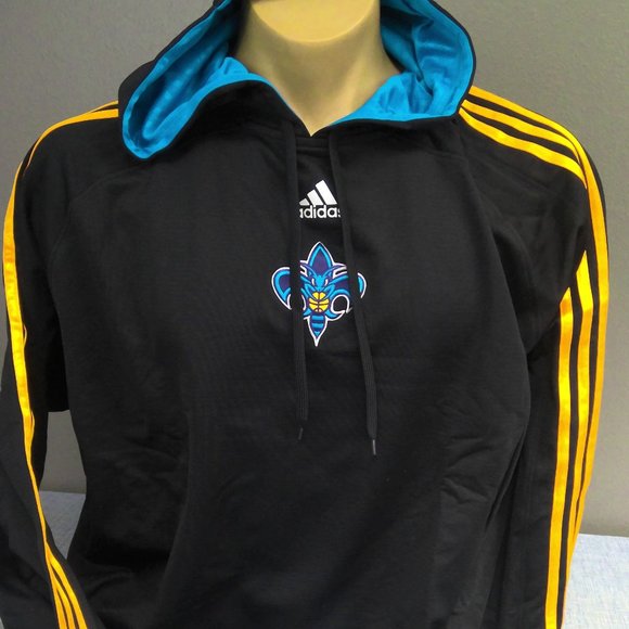 Adidas New Orleans Hornets NBA Basketball Warm-Up Hoodie Men's 3XT NWT - Picture 1 of 10